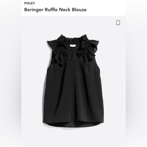 Pixley Beringer Ruffle Neck Blouse